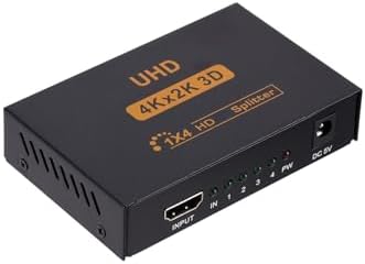 5234 4 Port Uhd 4k Hdmi Switch Ekran Monitör Splitter Çoklayıcı Çoğaltıcı - Görsel 3