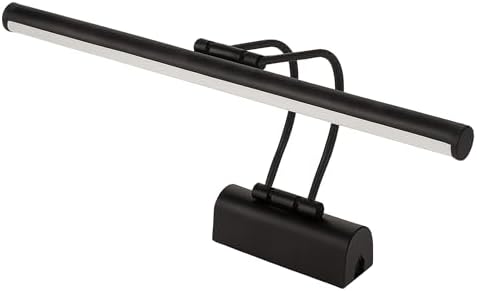Alternative view of Siyah Kasa LED Flüt Resim Aplik | 6W | 3200K Gün Işığı | 35cm | Duvar Tipi Ayna/Tablo Üstü Dekoratif Işık | IP20 İç Mekan Kullanım