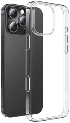 Apple ile uyumlu iPhone 16 Pro Max Kılıf Zore Süper Silikon Kapak Şeffaf