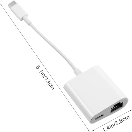 Type-C to Ethernet Dönüştürücü Usb Ağ Adaptörü USB C to RJ45 Çevirici Beyaz Renk Adaptör ZR669