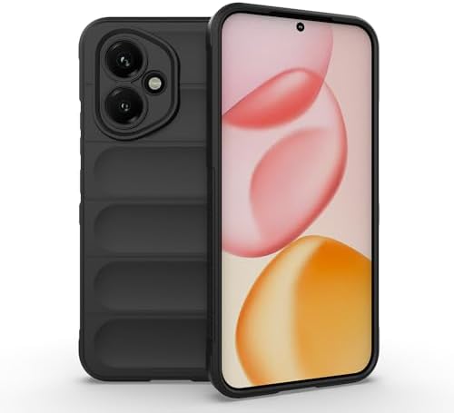 Honor 400 ile Uyumlu Kılıfı Silikon Yumuşak Esnek Mat Kamera Lens Korumalı İnce Kapak Etnik Siyah - Görsel 2
