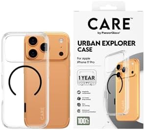 CARE by PanzerGlass Flagship iPhone 17 Pro Transparent Urban Explorer Siyah MagSafe Uyumlu Kılıf - Görsel 2