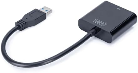USB 3.0 görüntü adaptörü, USB A - HDMI Tip A, Full HD, 1920 x 1080 piksel, plastik, siyah - Görsel 2