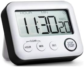 Büyük Ekran Dijital Elektronik Mutfak Saati Zamanlayıcı Geri Sayım ve Saat thr390