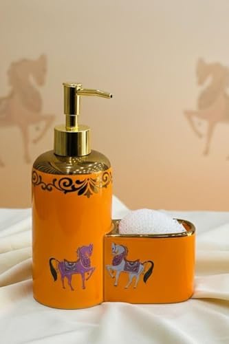 Alternative view of Premium Porselen Horse Sıvı Sabunluk, Süngerlik Bölmeli 47067
