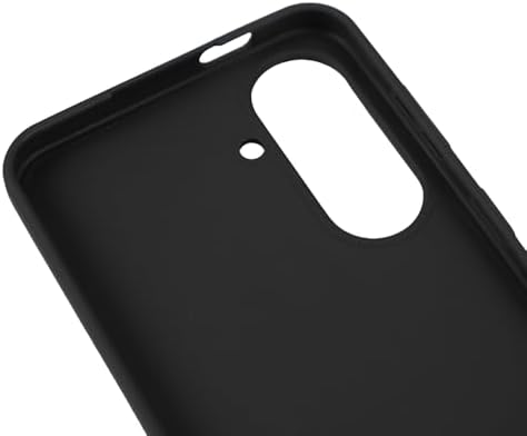 Galaxy A37 ile Uyumlu Silikon Kılıf Mat Pastel Renkli Parmak İzi Bırakmayan Yumuşak Kapak Biy Siyah - Görsel 3