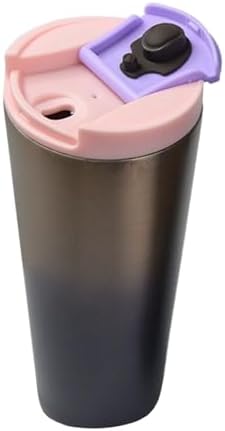Komple 304 L Çelik Pembe 6 oz 473 ml Kahve Termos Mug cin227pm - Görsel 3