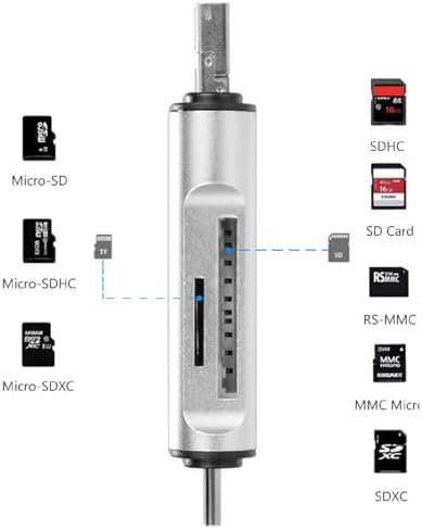 5848 Type C Usb Kart Okuyucu Micro Sd Card Reader Çevirici Dönüştürücü Adaptör