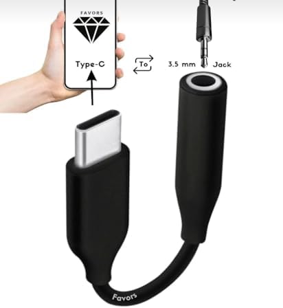 Type C to Aux Kulaklık Adaptörü uyumlu Type C to 3.5mm Dijital Dönüştürücü Kulaklık Adaptörü Galaxy için S26 S25 S22 S21 S20 S10 A26 A16 A37 A57 için uyumlu Apple iPad Pro Uyumlu