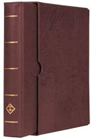 Leuchtturm VARIO F Dar Kasetli Klasör (255x325x60mm) (Kağıt Para, Pul, Zarf ve Efemera Koleksiyonlarınız için idealdir), Kahverengi Kapak