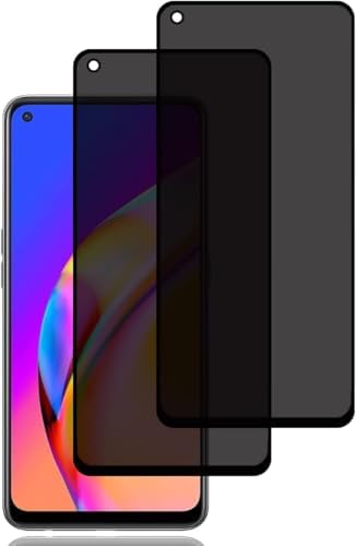 Oppo A74 Privacy (Hayalet) Ekran Koruyucu – 2 Adet - 9H Temperli Cam, Yan Görünme Engelleyici, Tam Kaplama - Görsel 3