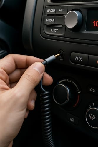 Busstier AUX Bluetooth 5.0 Alıcı Adaptör Mikrofonlu USB Beslemeli Araç ve Ev Tipi Ses Sistemlerine Uyumlu Spiral Kablo Aux to Bluetooth Çevirici - Görsel 2
