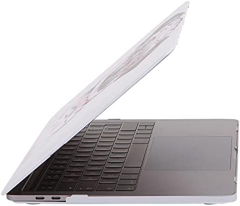 MacBook Pro 13 Köpek Desenli Kılıf A1706 A1708 A1989 A2159 A2251 A2289 A2338 M1 M2 Uyumlu Baskılı Sert Kılıf İnce Hafif Koruyucu Kapak Açık Pembe - Görsel 2