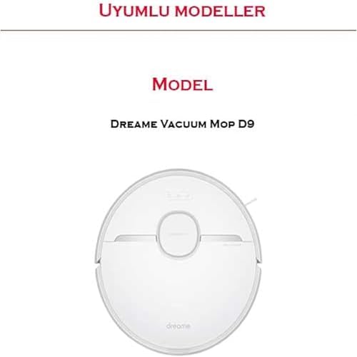 Alternative view of Dreame D9, D9max, D9 Pro, Dreame Bot L10 Pro 1 Adet Ana Firça,2 Adet Hepa Filtre Seti Dreame D9 ile Uyumlu