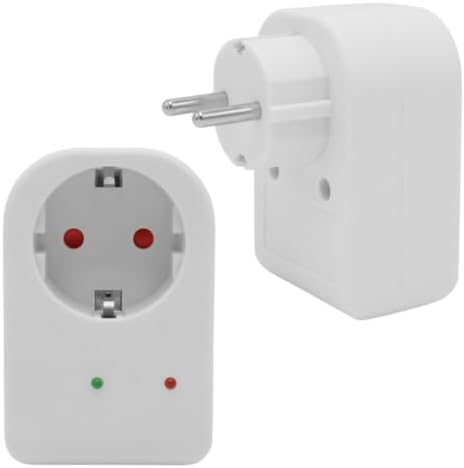 Tekli Akım Korumalı Kablosuz Priz Çocuk Koruma 3500W 16A LED Göstergeli - Görsel 3
