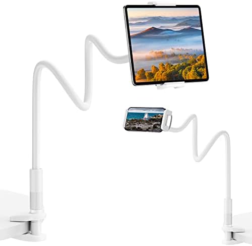 Saiji Datura IS 100CM Akrobat Flexible Ayarlanabilir Telefon Tablet Tutucu Beyaz