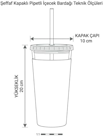 Pipetli Çift Katmanlı Soğuk İçecek Bardağı – Boncuklu Tasarımlı Kapaklı Pipetli Bardak 20 cm, Smoothie ve Soğuk İçecekler için Yeniden Kullanılabilir Bardak - Görsel 2
