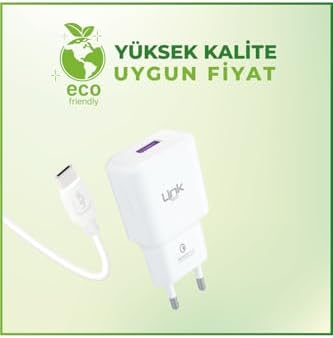 T443e Strong 18W Şarj Aleti ve Type-C USB Kablo Set QC 3.0A