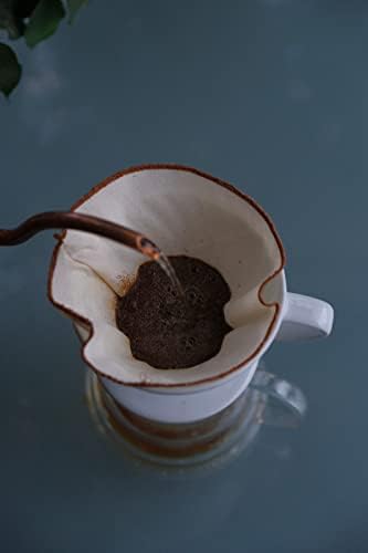 Alternative view of (2 adet) "ÇİFT KATLI" V-60.4 Yıkanabilir, Kumaş, Organik Kahve Filtresi, Ağartılmamış%100 Ham Pamuk - Ekolojik Filtre (2 adet)