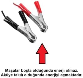 TechMore 12V 5 Amper Akü Şarj Cihazı 24 ile 72 Amper Arası Jel, Sulu, Kuru Aküler İçindir (Motosiklet Aküleri İçin Uygun Değildir.) - Görsel 3