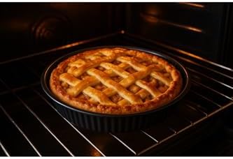 -Lab 30 Cm Sağlıklı Emaye Kaplamalı Kek Turta Tart Kalıbı Siyah - Görsel 3