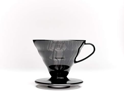 Hario V60 02 Plastik Dripper ve 40’lı Filtre Kağıdı Seti, Siyah Şeffaf - Görsel 2