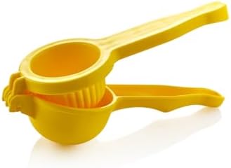 Pratik Mutfak El Tipi Limon ve Narenciye Sıkacağı – Ergonomik Tasarım, Dayanıklı Gövde, Sarı