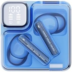 QCY T31 Melobuds Neo ENC 4 Mikrofon Dijital Güç Göstergesi Bluetooth 5.3 Kablosuz Kulaklık Mavi - Görsel 2