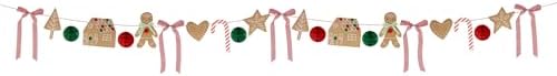 - Gingerbread Garland - Zencefilli Kurabiye Asılan Süs - Görsel 3