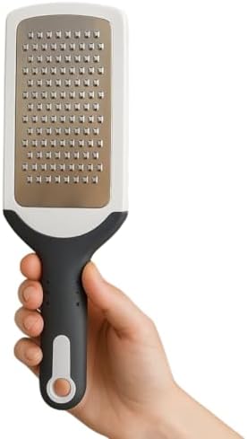 Paslanmaz Çelik Saplı Ergonomik El Rendesi – Peynir, Sebze, Havuç, Patates, Meyve ve Çok Amaçlı Mutfak Rendesİ
