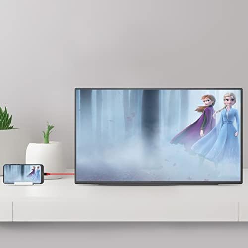 Mindorlen USB C - HDMI Kablosu 1,8 m 4K, USB-C HDMI Adaptörü MacBook Pro, iPad Air, ChromeBook, Surface Book, Galaxy S20 S22 ve Daha Fazlası için HDMI USBC Konnektörü - Görsel 2