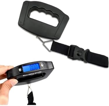 YENİ Elektronik Dijital El Tartısı Bavul Terazisi Pazar Tartısı Max 50 Kg Ölçer KG/GR Seyehat