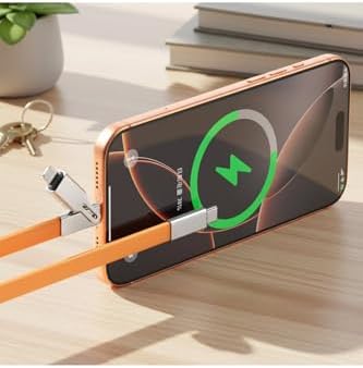 240W 2'si 1 Arada Type-C Hızlı Şarj Kablosu 1.2m Standlı, PD Destekli, Lightning Uyumlu Çok Fonksiyonlu Şarj ve Data Kablosu