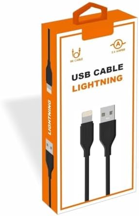 Yetty 2.4A 1m Lightning ile Uyumlu Kablo Siyah YKB-02S