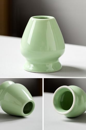Alternative view of 2 Parça Matcha Çayı Fırça ve Bamboo Whisk Tutucu Köpürtücü Tutacağı mt165