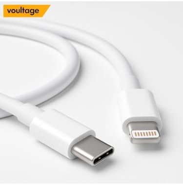 Alternative view of 20W Type-C To Lightning Hızlı Şarj ve Veri Kablosu - Beyaz (1 Metre) - İPhone 14, 13, 12, 11, İPad Uyumlu Esnek ve Dayanıklı Şarj Kablosu