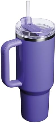 Pipetli Termos Bardak, 1.18 Litre, Parlak Mor (Dahlia Shimmer) | 11 saat soğutur. - 48 saat. Buz soğutmalı – pipet, sap ve kapaklı – bulaşık makinesinde yıkanabilir – BPA içermez - Görsel 3