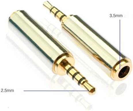 Alternative view of Platoon 2.5mm Erkek 3.5mm Dişi 4 boğum 3 çizgi kulaklıklı mikrofon çevieici