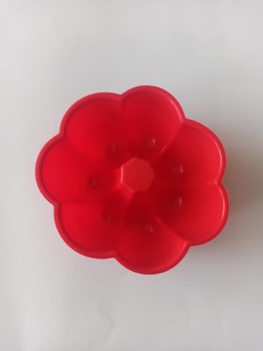 Silikon Muffin Kalıbı, Göbekli ve Çiçek Desenli – 6’lı Paket Isıya Dayanıklı Yapışmaz (2) - Görsel 3