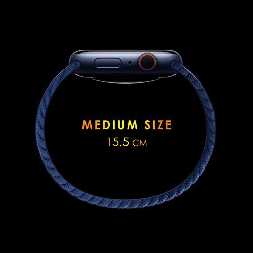 Alternative view of Amazfit GTR 2 Sport 47mm Kordon, (Medium Size, 155mm) Braided Solo Loop Band (Amazfit GTR 2 Sport ile Uyumlu Kordon, Akıllı Saat Kayışı)