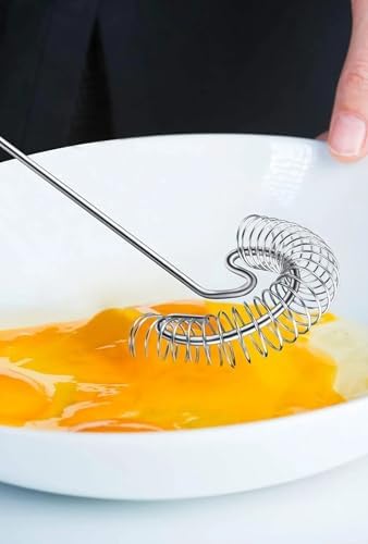 Yaylı Yumurta Çırpıcı Metal Mikser Krem ve Sos Karıştırıcı Pratik Mutfak Aparatı