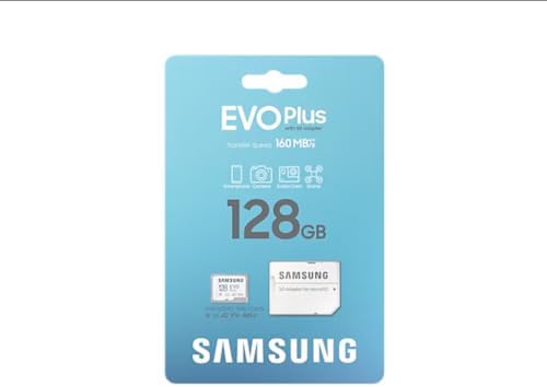 EVO Plus microSDXC Hafıza Kartı 128 GB, 160 MB/s, U3, V30, A2, MB-MC128SA/TR (2024 Serisi) Beyaz