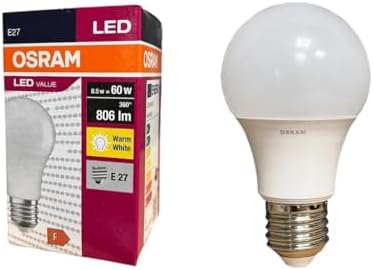 LEDValue 8.5W E27 LED Ampul | 2700K Sıcak Sarı Işık, 806 Lümen, 60W Eşdeğer | Enerji Tasarruflu Ampul – 10'lu Paket - Görsel 3