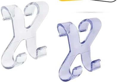 Alternative view of 2 Adet Titiz Plastik Havlupan Askısı Hang It, Şeffaf, 85mm x 90mm, Banyo Radyatörü için Pratik Havlu Tutucu