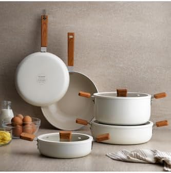 Alternative view of Ceramoni Seramik Basık Tencere 30 Cm-Krem