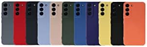 Galaxy S22 ile uyumlu Kapak Kamera Korumalı Içi Kadife Lansman Silikon Kılıf - Siyah - Görsel 2