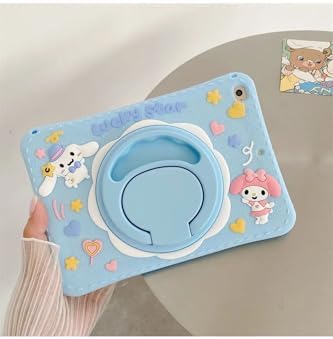Ipad 10.9 10. Nesil A16 2025 Ile Uyumlu Lucky Star Mavi Çocuk Askılı Standlı Tablet Kılıfı, LUCKY MAVİ