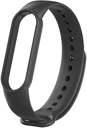 Xiaomi Mi Band ile uyumlu 3/4/ 5/6 ile uyumlu Saat Kayışı Xiaomi Mi Band 3 4 5 6 İle Uyumlu Kaliteli Termoplastik Kordon Siyah - Görsel 3