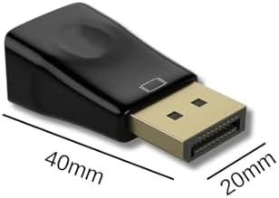 5251 Displayport To Vga Çevirici Dönüştürücü Adaptör Yalnızca DisplayPort'tan VGA'ya dönüşüm destekler. Çift yönlü değil.Masaüstü, dizüstü bilgisayarlar ve DisplayPort çıkışı sahip diğer Uyuml - Görsel 3