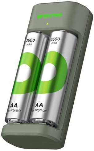 GP E221 USB Pil Şarj Cihazı 2 Adet 2600mAh AA Kalem Pilli Set - Görsel 3